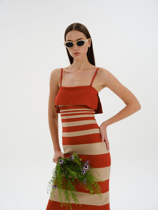 DAPHNE BANDAGE MIDI DRESS