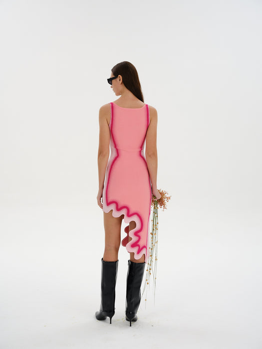 ASTER REVERSIBLE WAVY DRESS