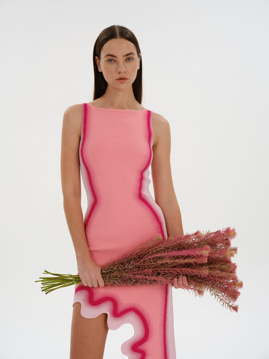 ASTER REVERSIBLE WAVY DRESS