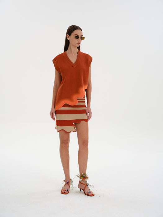 CATALINA OVERSIZED WAVY VEST