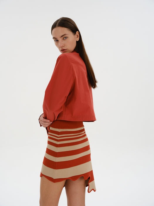 NALA COTTON CROPPED SHIRT