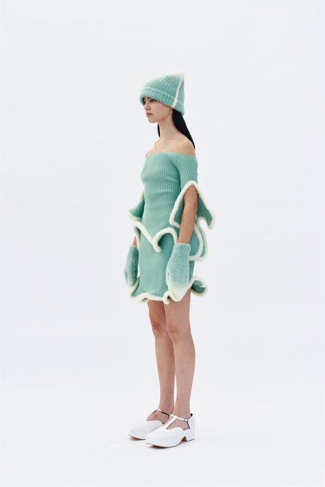 DORI 3D WAVY MINI SKIRT