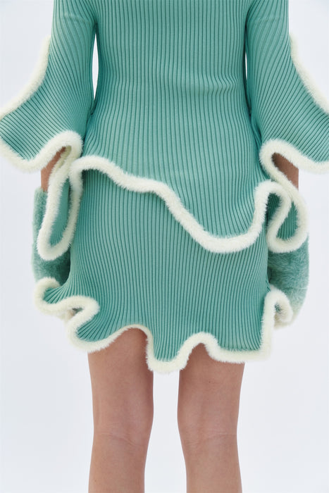 DORI 3D WAVY MINI SKIRT