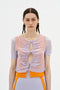 NALA SHEER LAYERING CROPPED TEE