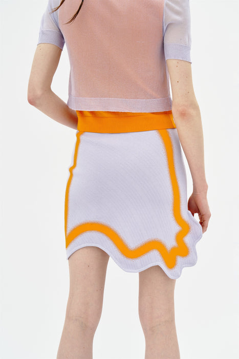 KATIE WAVY MINI SKIRT