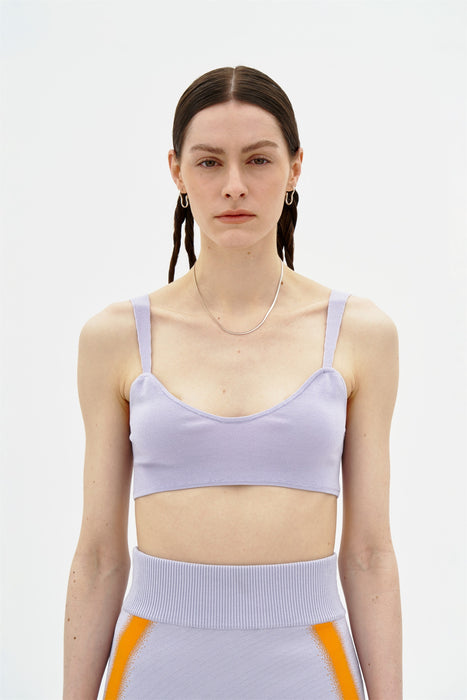 GILLIAN LONG SLEEVE CROPPED TOP WITH REMOVEABLE BRA