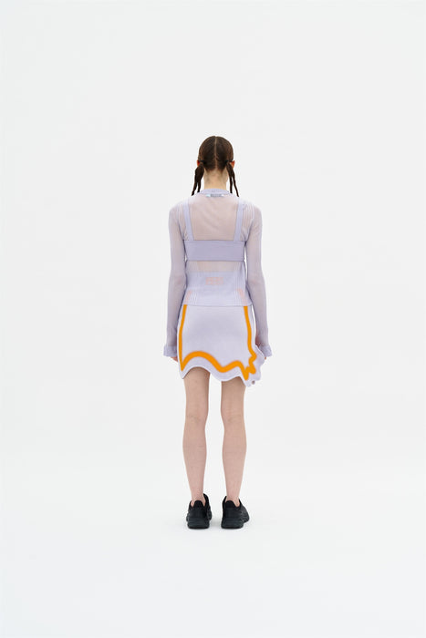 GILLIAN LONG SLEEVE CROPPED TOP WITH REMOVEABLE BRA