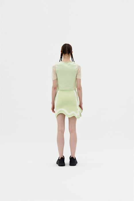 KATIE WAVY MINI SKIRT