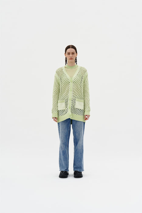 ORION CROCHET CARDIGAN WITH REMOVEABLE SLEEVES
