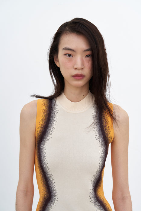 BROOKLYN WAVY ASYMMETRIC DRESS