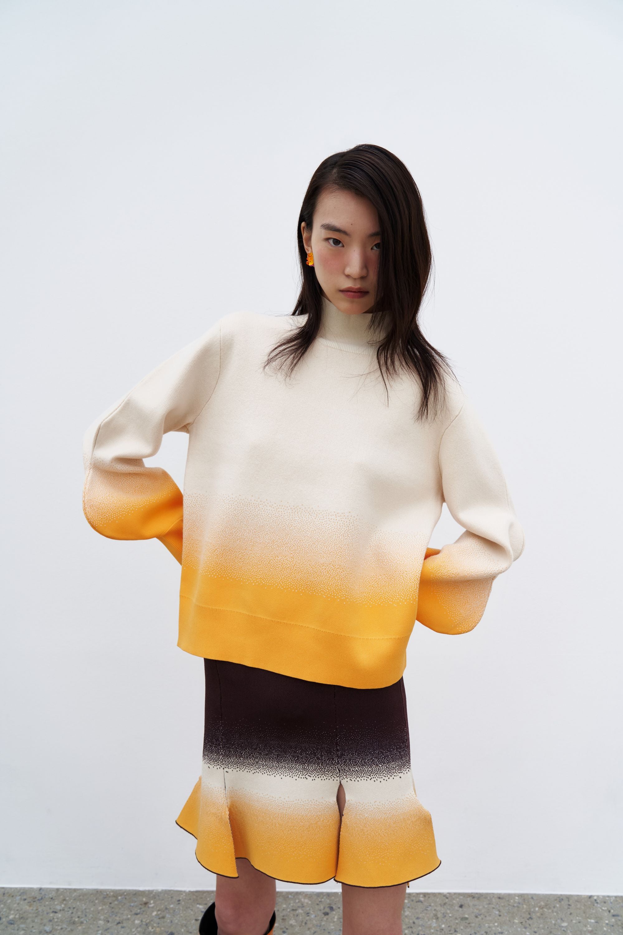 【YOURNUS】Jackie Pigment Half Sleeve Clear Jersey Crew - Wolf Pigment | James Perse Los Angeles