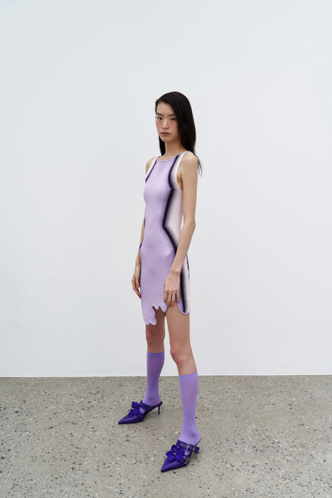HAZEL GRADIENT PRINT MINI DRESS