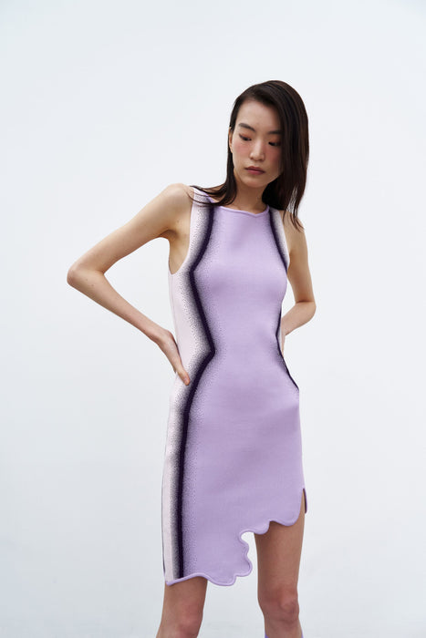 HAZEL GRADIENT PRINT MINI DRESS