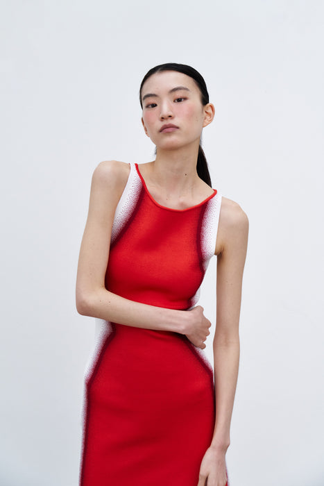 HAZEL GRADIENT PRINT MINI DRESS