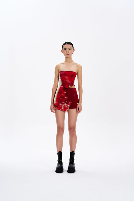 EILA CHERRY PRINT SKORTS