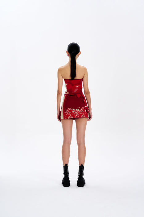 EILA CHERRY PRINT SKORTS