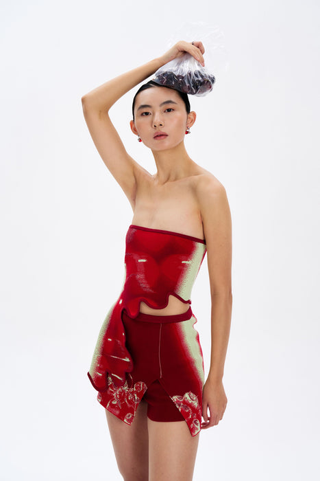 EILA CHERRY PRINT SKORTS