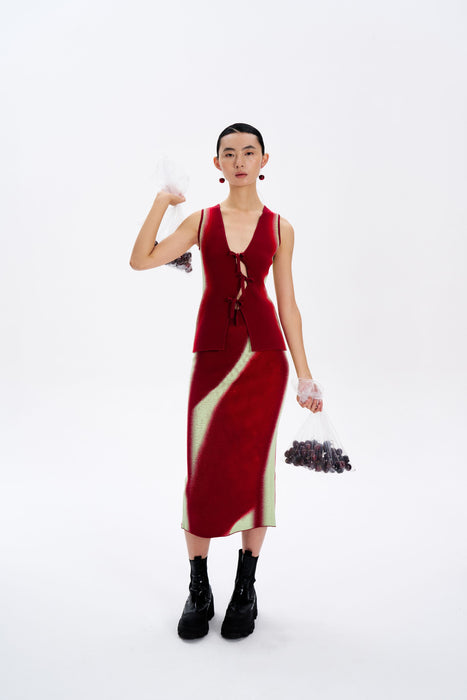 NOVA CHERRY PRINT VEST