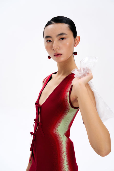 NOVA CHERRY PRINT VEST