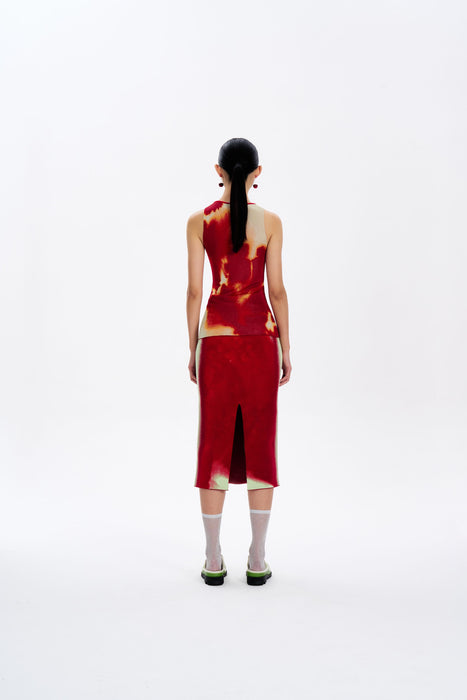 CLAIRE TIE-DYE BOATNECK TANK