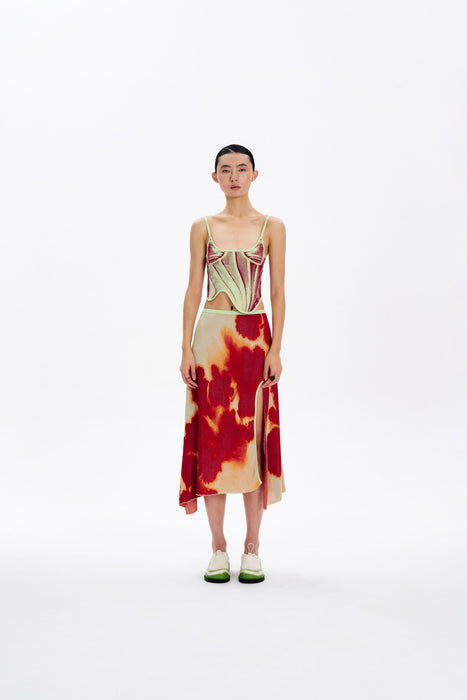 AUDREY TIE-DYE MAXI SKIRT