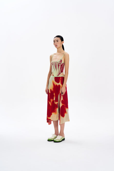 AUDREY TIE-DYE MAXI SKIRT