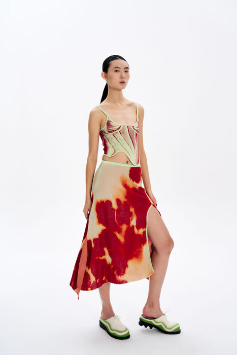 AUDREY TIE-DYE MAXI SKIRT