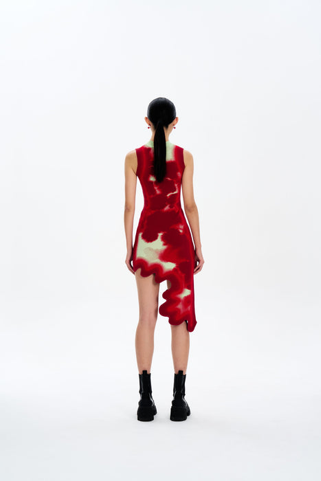 BROOKLYN TIE-DYE WAVY DRESS