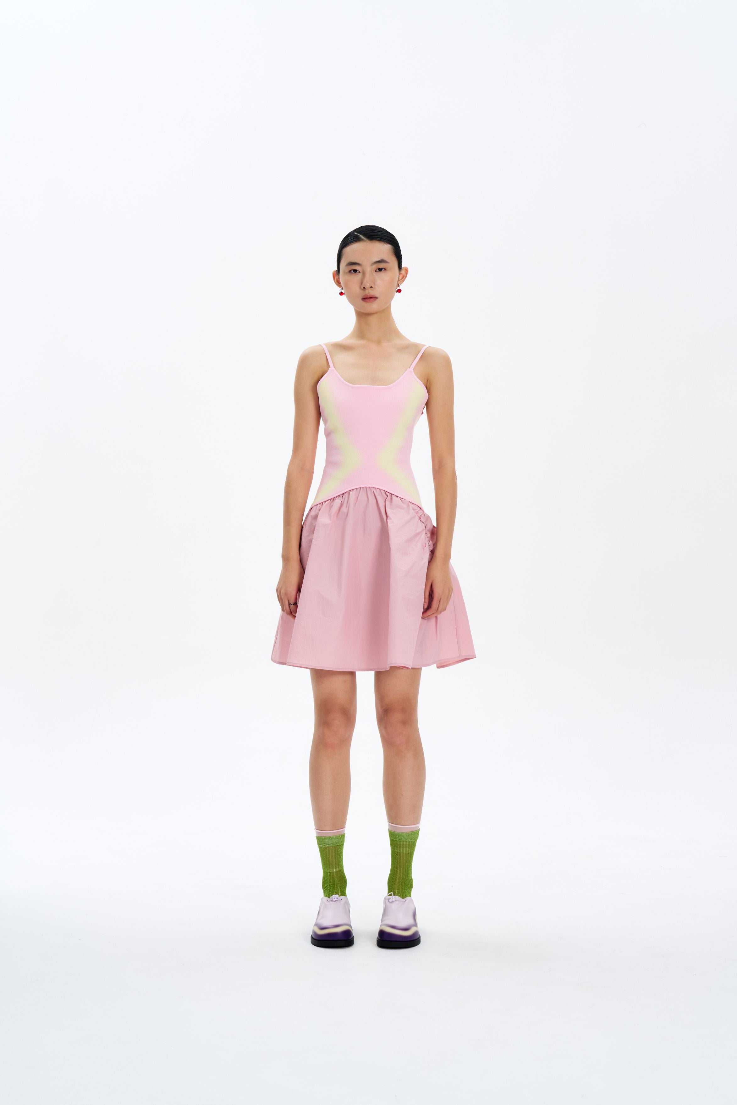 NAOMI MIXED MEDIA MINI DRESS– PH5