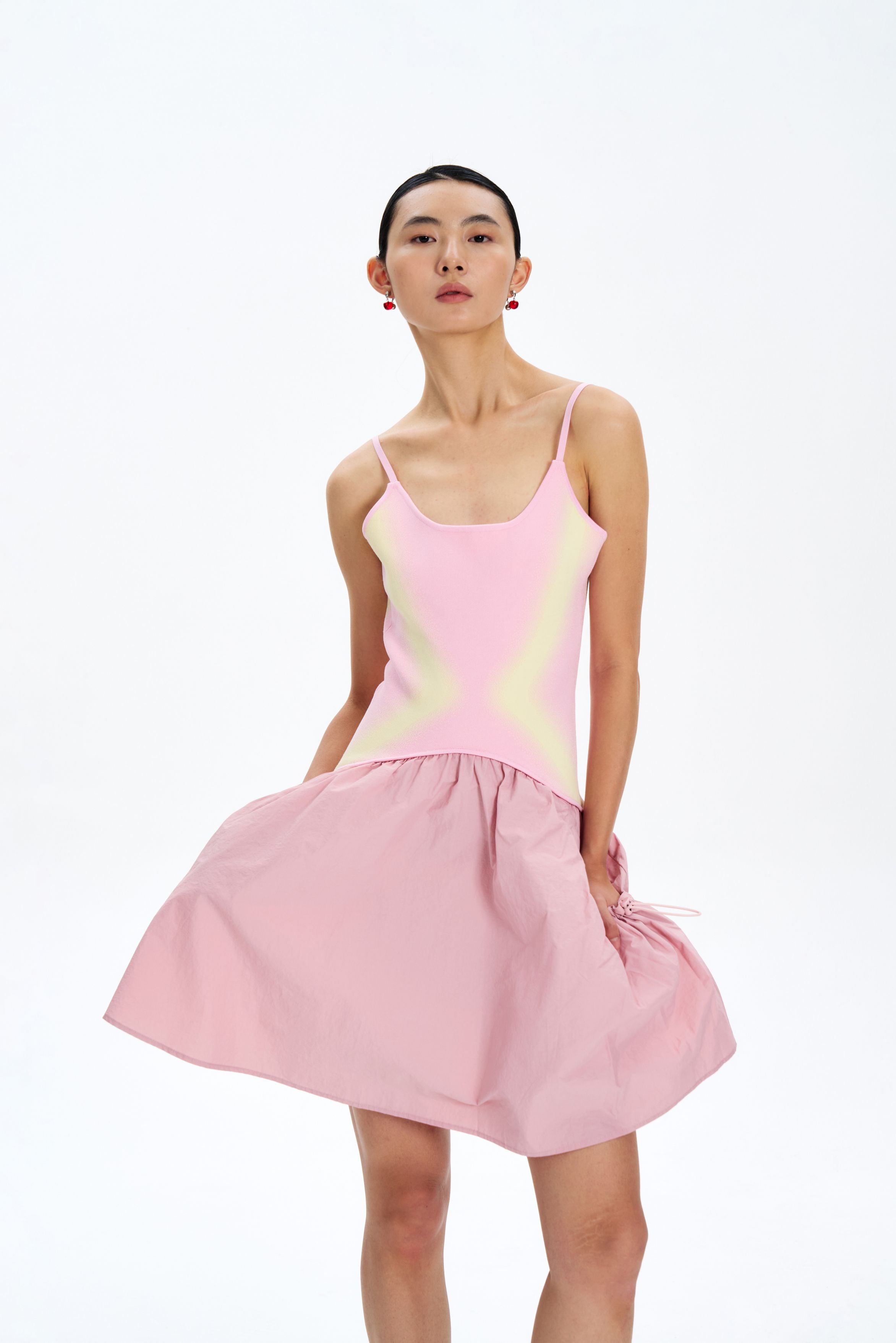 NAOMI MIXED MEDIA MINI DRESS– PH5