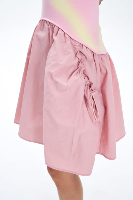 NAOMI MIXED MEDIA MINI DRESS