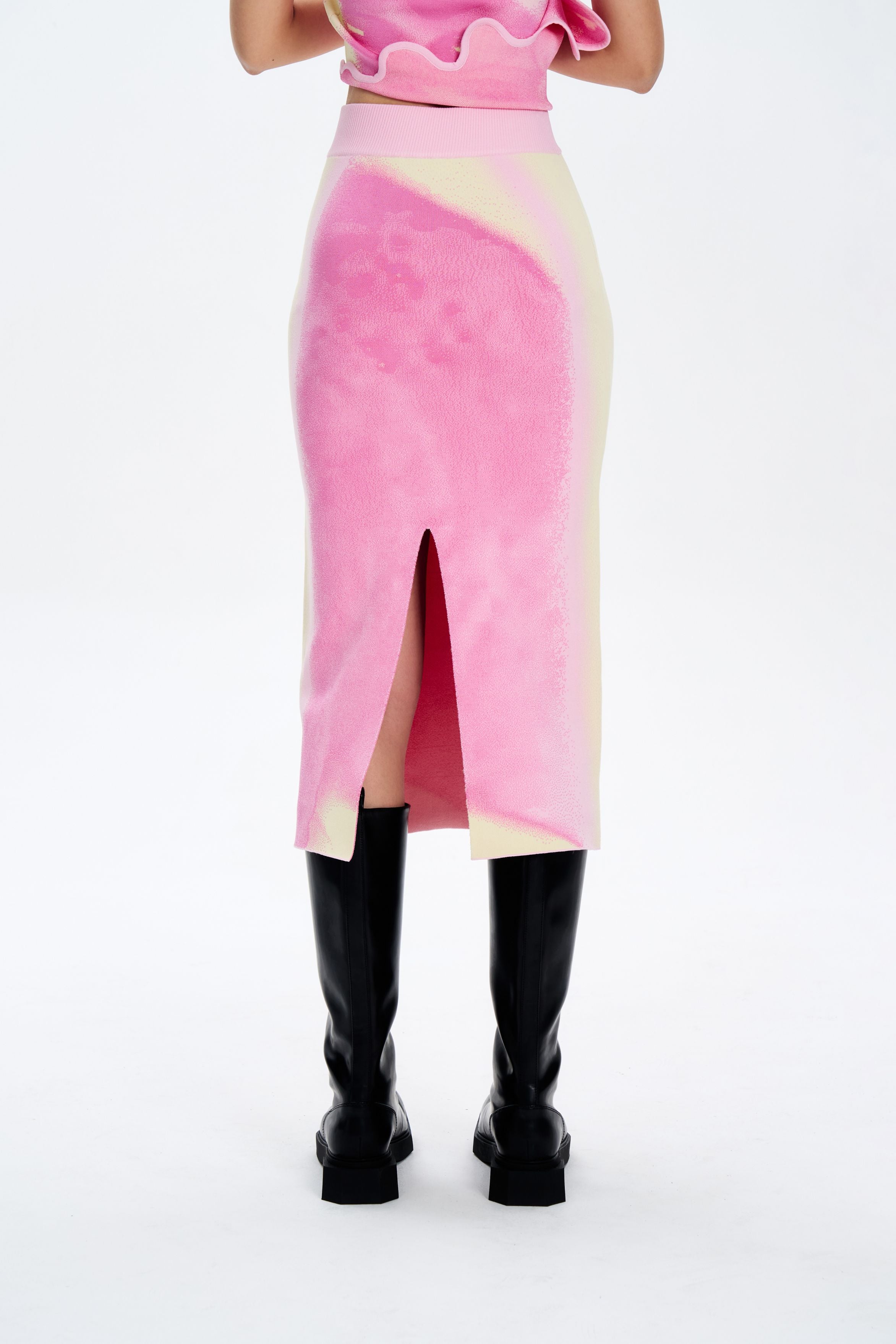 SOPHIE CHERRY PRINT MIDI SKIRT– PH5