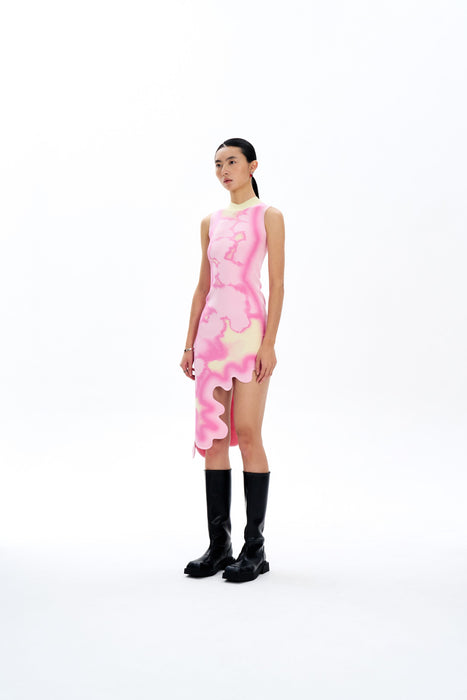 BROOKLYN TIE-DYE WAVY DRESS
