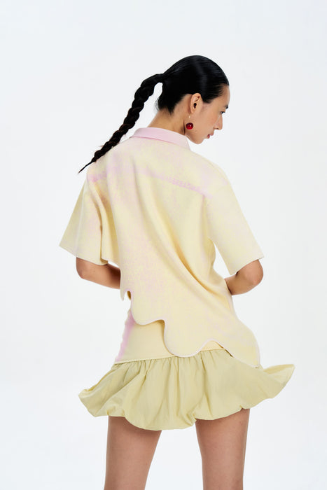 CLIVIA MIXED MEDIA MINI SKIRT