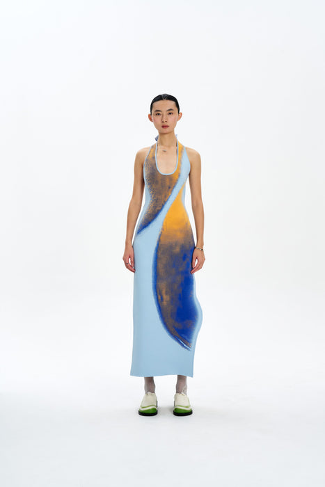 Noah Halter Neck Long Dress S
