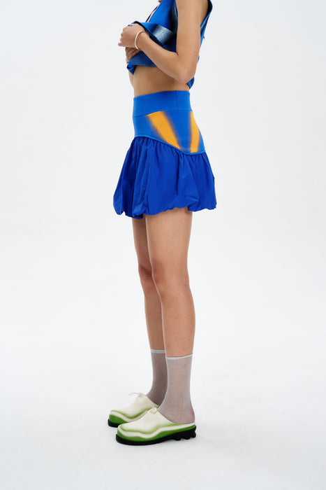 CLIVIA MIXED MEDIA MINI SKIRT