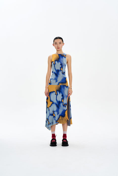 CLAIRE TIE-DYE BOATNECK TANK