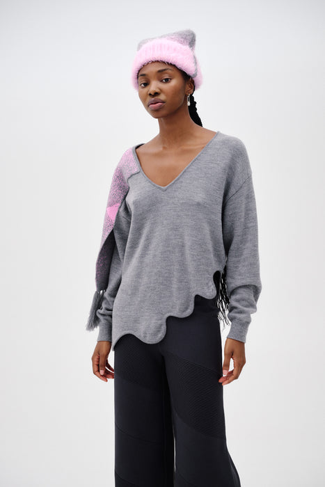 DOLLY WAVY MERINO WOOL PULLOVER