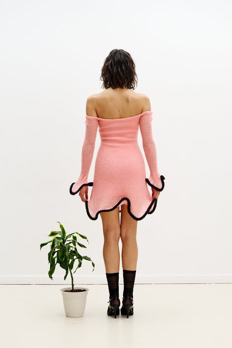 KALEI ALPACA WAVY DRESS