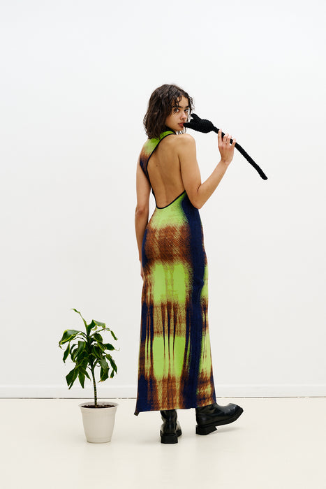 HUXLEE WAVY MAXI DRESS