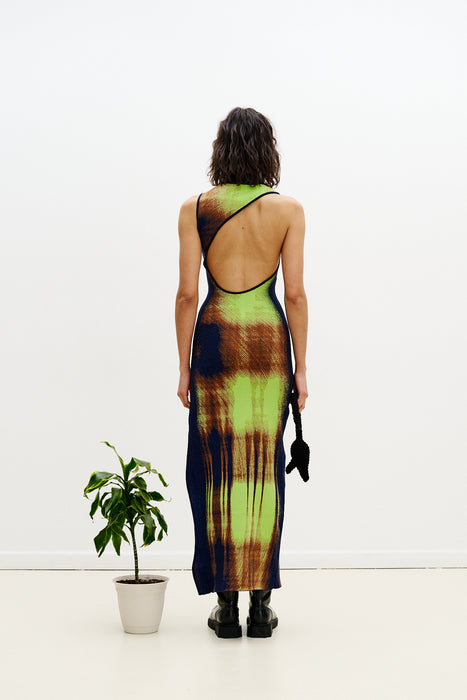 HUXLEE WAVY MAXI DRESS
