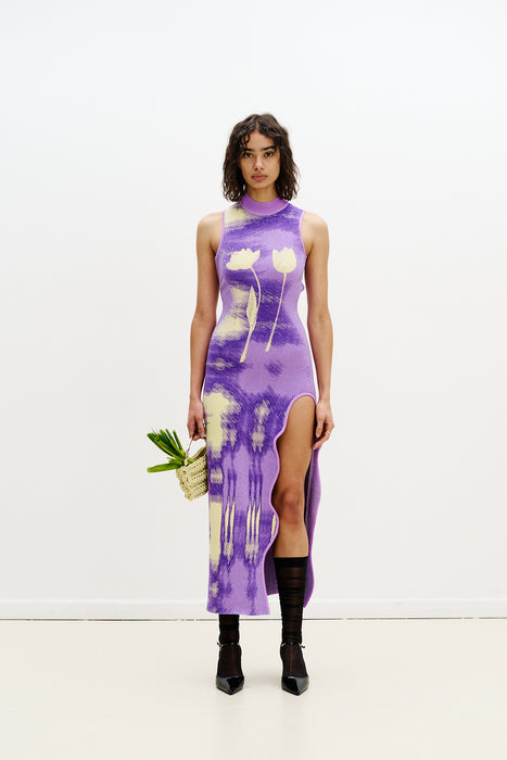 HUXLEE WAVY MAXI DRESS