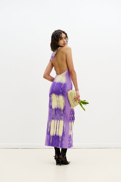 HUXLEE WAVY MAXI DRESS