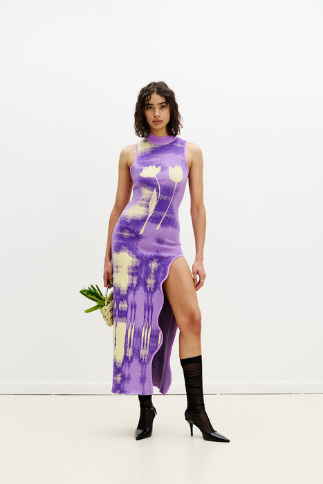 HUXLEE WAVY MAXI DRESS