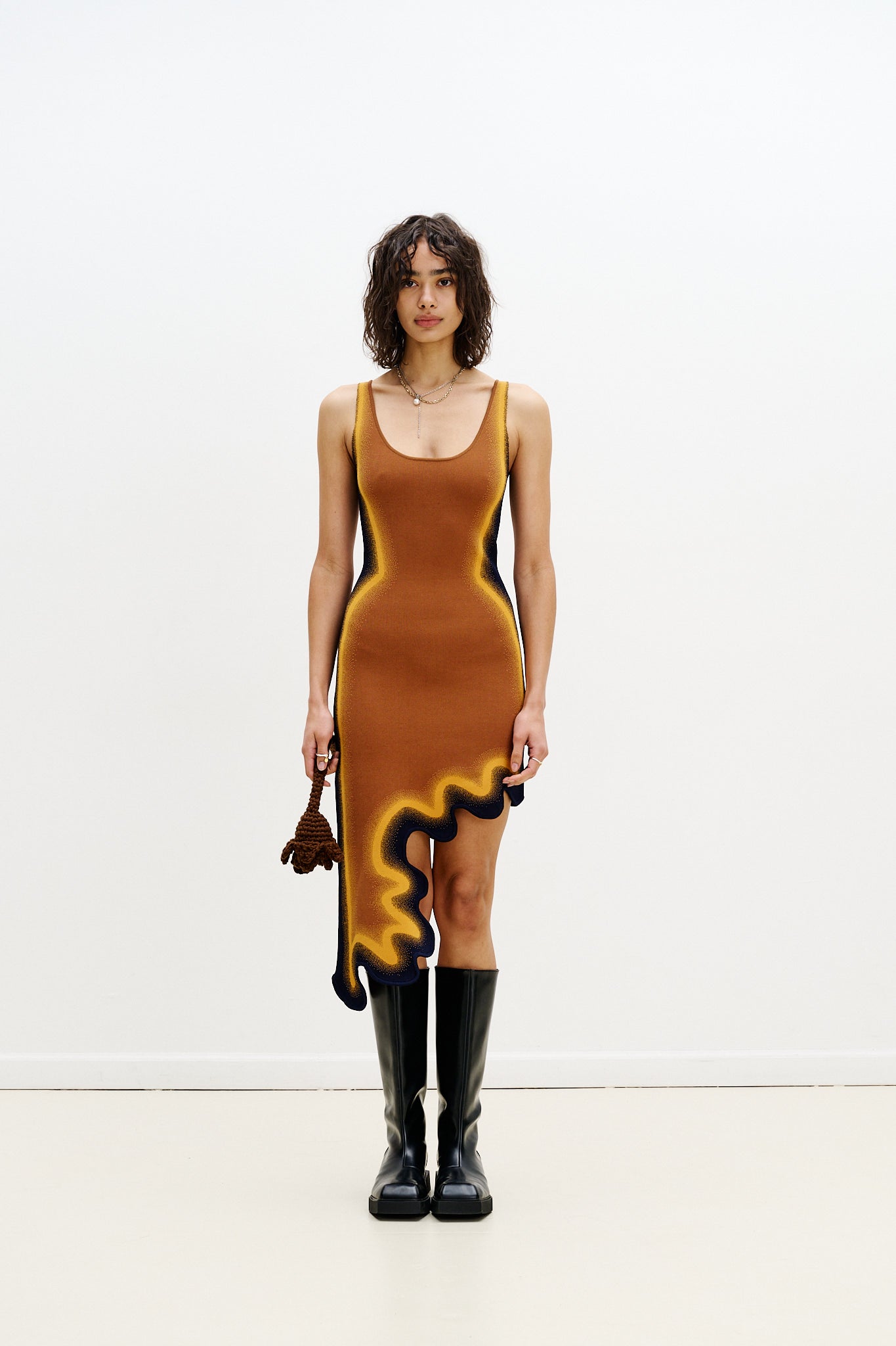 ASTER REVERSIBLE WAVY ASYMMETRIC DRESS– PH5