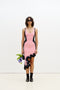 ASTER REVERSIBLE WAVY ASYMMETRIC DRESS