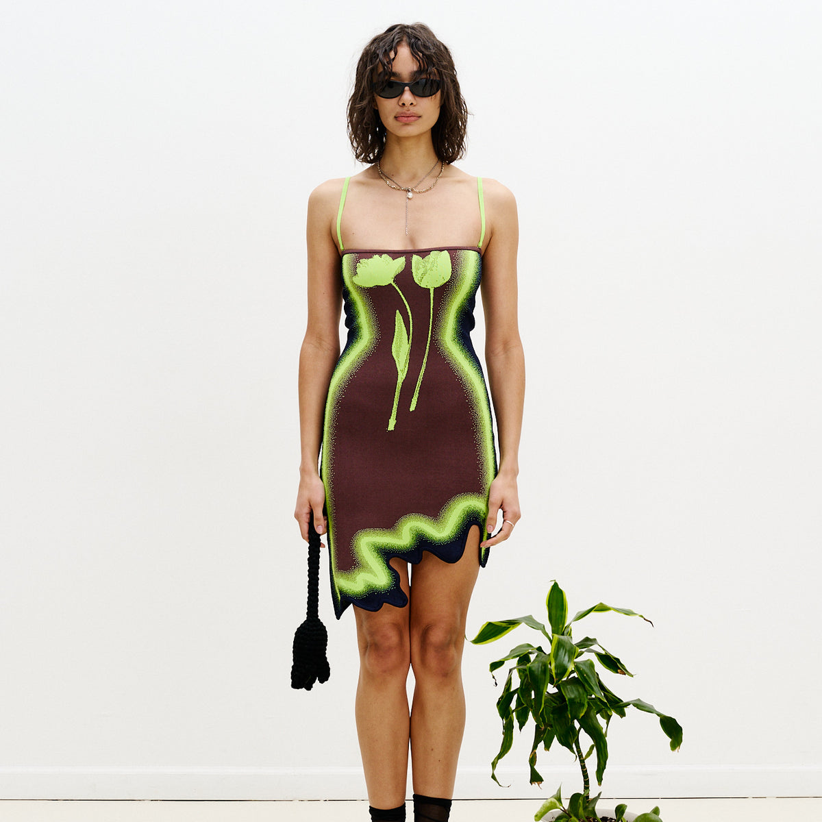 green emerald velvet dress GEN-9 ECO COMPRESSION TENNIS DRESS– PH5 main image 0