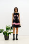 SENNA NEEDLE PUNCH MINI DRESS