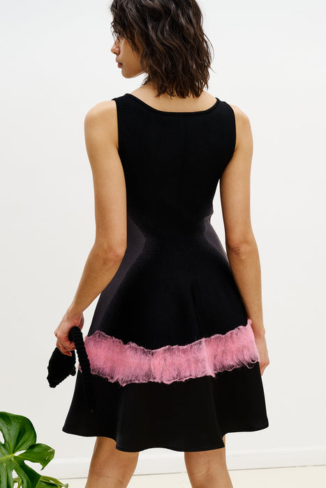 SENNA NEEDLE PUNCH MINI DRESS
