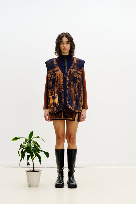 AVRIL REVERSIBLE QUILTED VEST